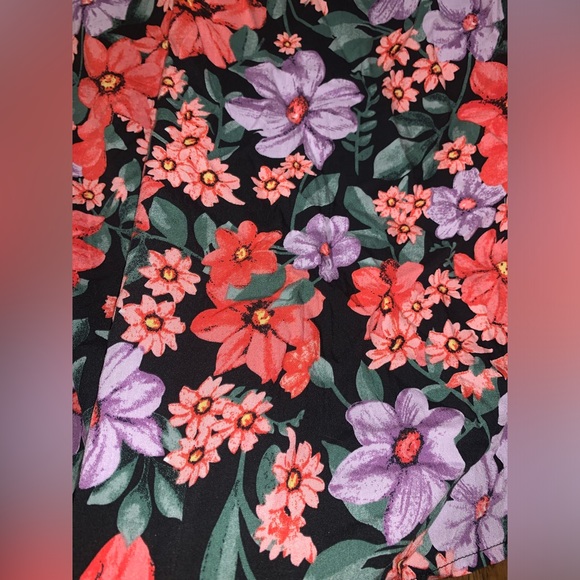 Anthropologie Bright Floral Skirt - Picture 5 of 12
